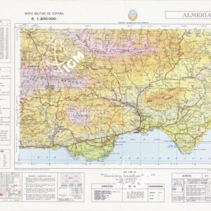 MAPA MILITAR DE ESPANA - Hoja 6-11 - Almeria