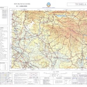MAPA MILITAR DE ESPANA - Hoja 7-3 - Tudela