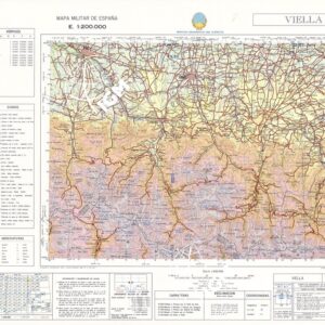 MAPA MILITAR DE ESPANA - Hoja 8-2 - Viella