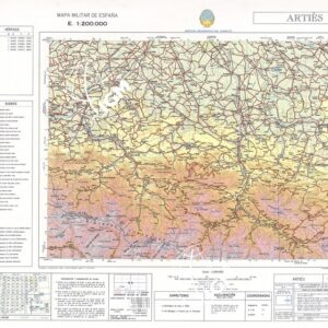 MAPA MILITAR DE ESPANA - Hoja 9-2 - Arties