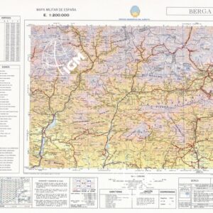 MAPA MILITAR DE ESPANA - Hoja 9-3 - Berga