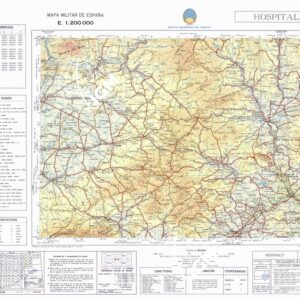 MAPA MILITAR DE ESPANA - Hoja 9-4 - Hospitalet