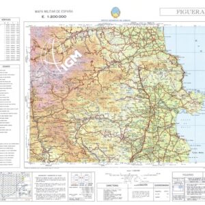 MAPA MILITAR DE ESPANA - Hoja 10-3 - Figueras