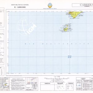 MAPA MILITAR DE ESPANA - Hoja 10-8 - Cabrera