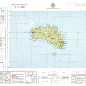 MAPA MILITAR DE ESPANA - Hoja 11-6'7 - Mahon