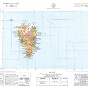 MAPA MILITAR DE ESPANA - Hoja 9'10-10 - Santa Cruz de la Palma