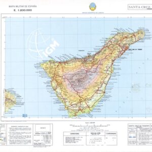MAPA MILITAR DE ESPANA - Hoja 10-10'11 - Santa Cruz de Tenerife