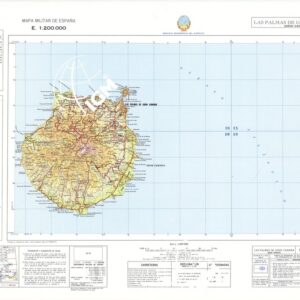 MAPA MILITAR DE ESPANA - Hoja 11-11 - Las Palmas de Gran Canaria
