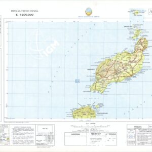 MAPA MILITAR DE ESPANA - Hoja 12-9'10 - Arrecife