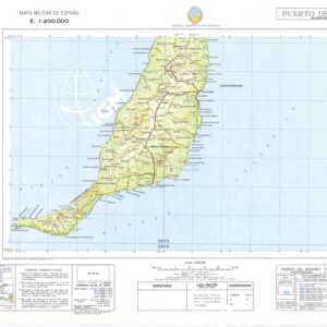 MAPA MILITAR DE ESPANA - Hoja 12-10'11 - Puerto del Rosario