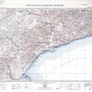 MAPA MILITAR ITINERARIO DE ESPANA