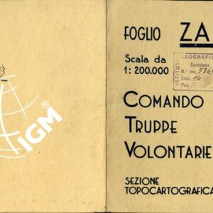 CARTA IPSOMETRICA DELLA SPAGNA - Zaragoza-Lerida