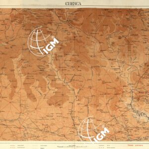 CARTA IPSOMETRICA DELLA SPAGNA - Cuenca