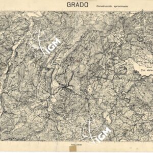 MAPA TOPOGRAFICA DE ESPANA - Grado
