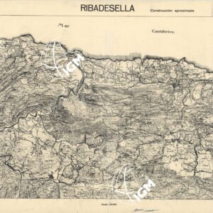 MAPA TOPOGRAFICA DE ESPANA - Ribadesella