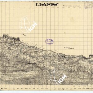 MAPA TOPOGRAFICA DE ESPANA - Lianes