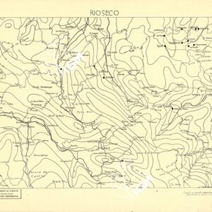 MAPA TOPOGRAFICA DE ESPANA - Rioseco