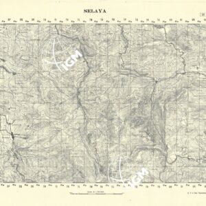 MAPA TOPOGRAFICA DE ESPANA - Selaya