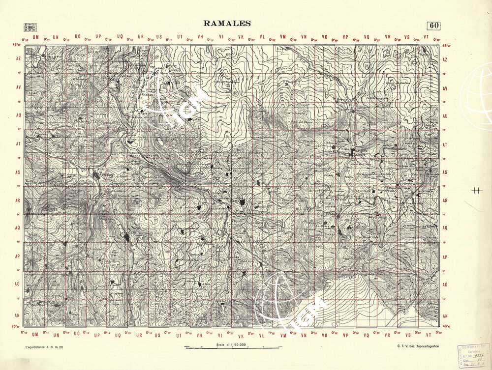 MAPA TOPOGRAFICA DE ESPANA - Ramales