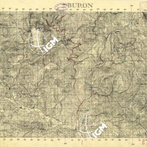 MAPA TOPOGRAFICA DE ESPANA - Buron