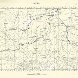 MAPA TOPOGRAFICA DE ESPANA - Potes