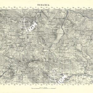MAPA TOPOGRAFICA DE ESPANA - Tudanca