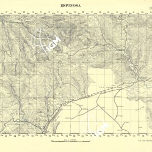 MAPA TOPOGRAFICA DE ESPANA - Espinosa