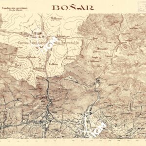 MAPA TOPOGRAFICA DE ESPANA - Bonar