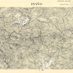 MAPA TOPOGRAFICA DE ESPANA - Riano