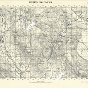 MAPA TOPOGRAFICA DE ESPANA - Medina de Pomar