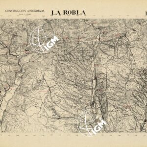 MAPA TOPOGRAFICA DE ESPANA - La Robla