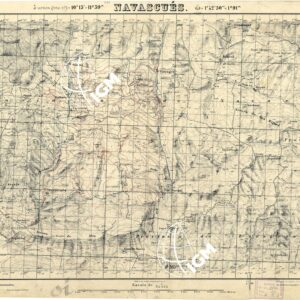 MAPA TOPOGRAFICA DE ESPANA - Navascues