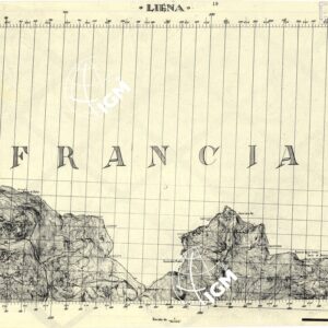 MAPA TOPOGRAFICA DE ESPANA - Liena
