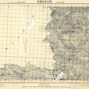 MAPA TOPOGRAFICA DE ESPANA - Bosost