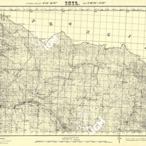 MAPA TOPOGRAFICA DE ESPANA - Isil