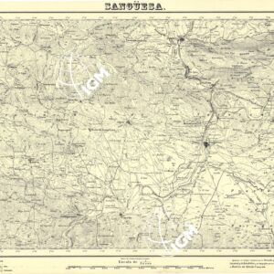 MAPA TOPOGRAFICA DE ESPANA - Sanguesa