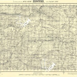 MAPA TOPOGRAFICA DE ESPANA - Sigues
