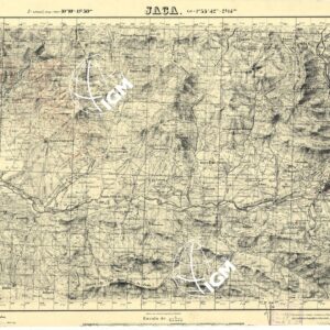MAPA TOPOGRAFICA DE ESPANA - Jaca