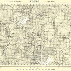 MAPA TOPOGRAFICA DE ESPANA - Broto