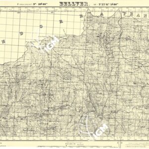 MAPA TOPOGRAFICA DE ESPANA - Bellver