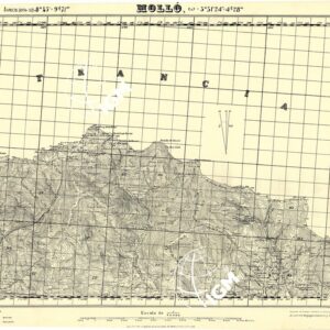 MAPA TOPOGRAFICA DE ESPANA - Mollo