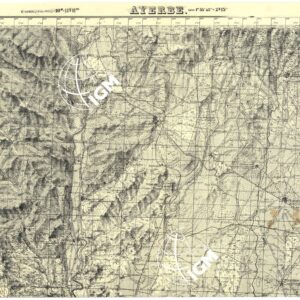 MAPA TOPOGRAFICA DE ESPANA - Ayerbe