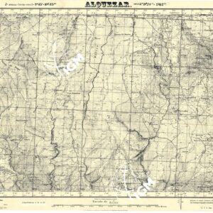 MAPA TOPOGRAFICA DE ESPANA - Alquezar