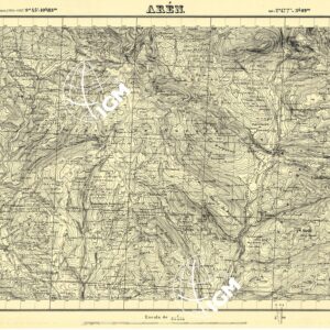 MAPA TOPOGRAFICA DE ESPANA - Aren