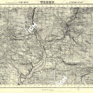 MAPA TOPOGRAFICA DE ESPANA - Tremp