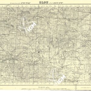 MAPA TOPOGRAFICA DE ESPANA - Olot