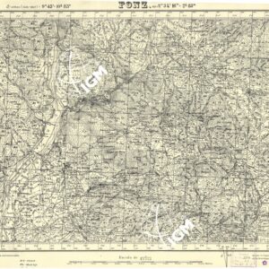 MAPA TOPOGRAFICA DE ESPANA - Fonz