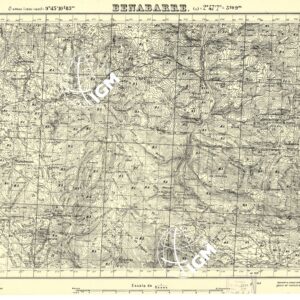MAPA TOPOGRAFICA DE ESPANA - Benabarre
