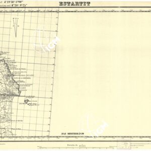 MAPA TOPOGRAFICA DE ESPANA - Estartit