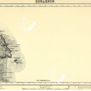 MAPA TOPOGRAFICA DE ESPANA - Estartit